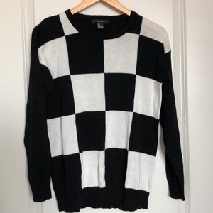 Forever 21 brand checkered sweater. Sz S